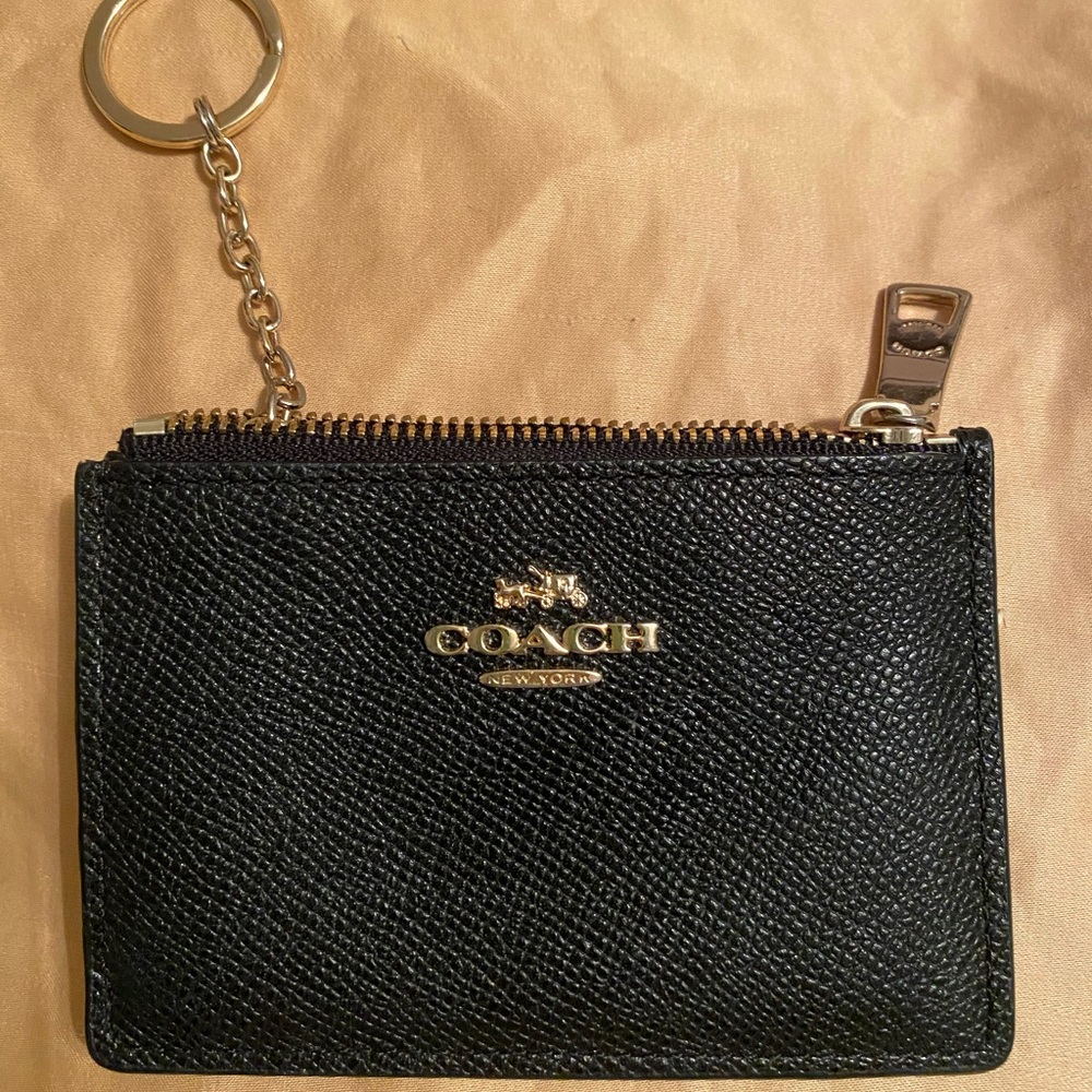 Coach Mini Skinny ID Case in Crossgrain Leather